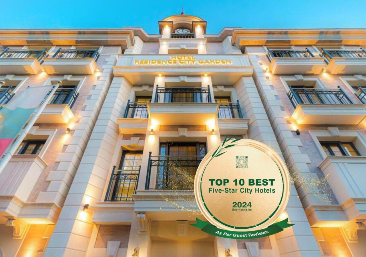 Residence City Garden - Certificate Of Excellence Top 10 Best Five-Stars City Hotels For 2024 Awarded By Htif Plovdiv Bagian luar foto